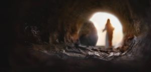 An amazing ministry.- Golgotha Hill Jesus Christ Crucifixion Death and Resurrection from Stone Tomb Bokeh Silhouette